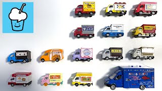 Food truck toys collection tomica siku