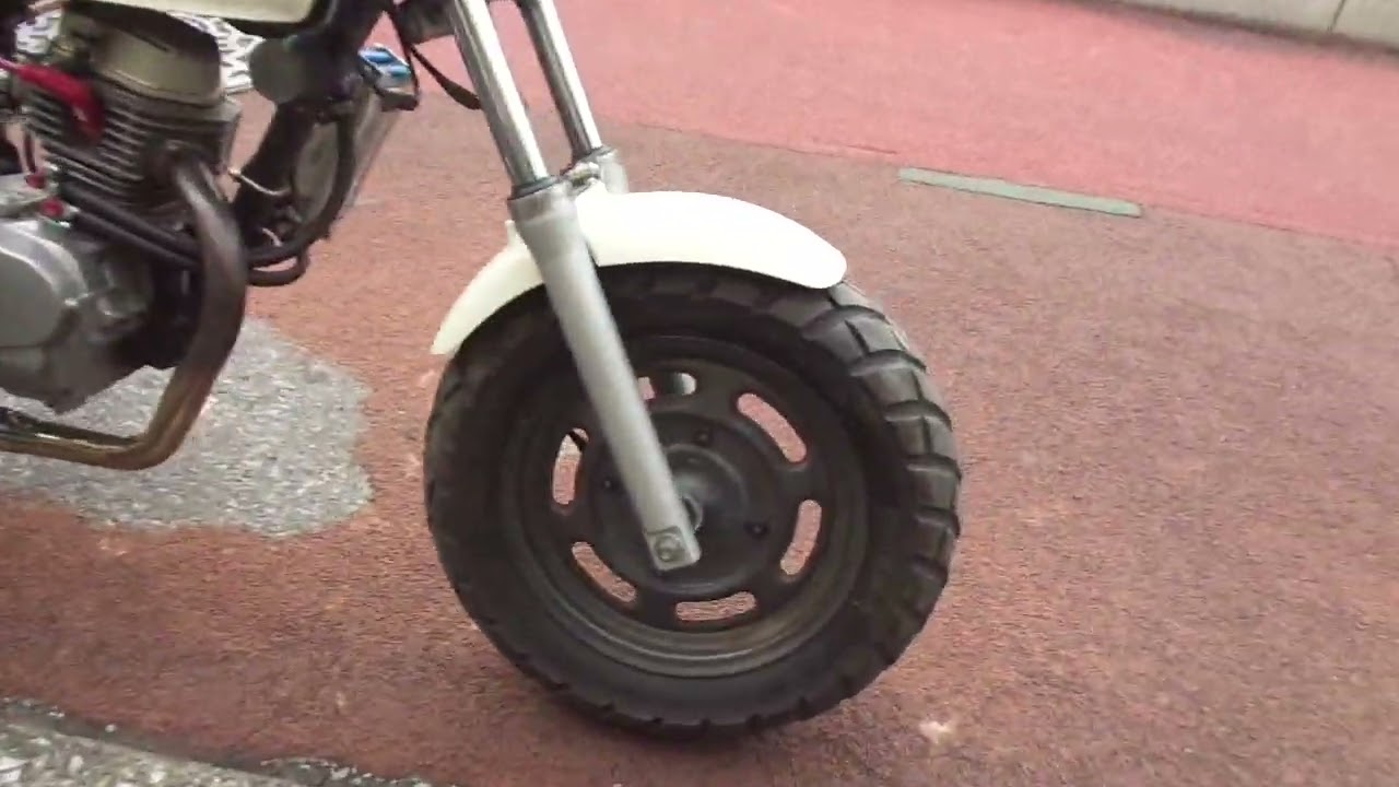 エイプ50/ホンダ ステンレスマフラー ロンスイ オイルクーラー 車高