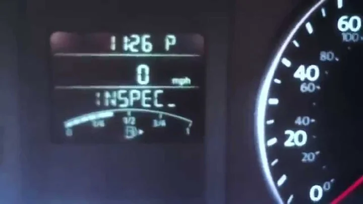 HOW TO: Reset INSPEC light 2014 Volkswagen Jetta