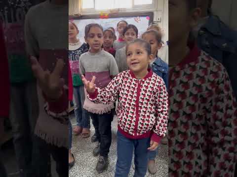 كلمة حلوة وكلمتين بصوت أطفال غزة غزة فلسطين