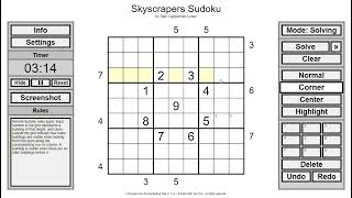 Sudoku Arranha-céus screenshot 2