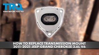 How to Replace Transmission Mount 2011-2021 Jeep Grand Cherokee screenshot 1
