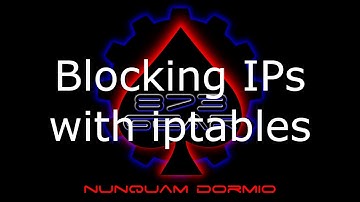 Block IPs with iptables