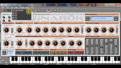 Ragnarok - VST synthesizer - factory presets demo