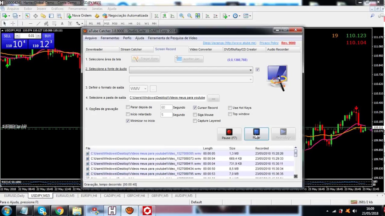 Como Negociar a um Click no Metatrader 4 - Corretora de Forex Hantec ...