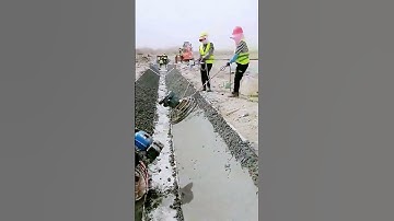 The process of slope smoothing = good machinery can increase efficiency