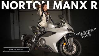 How does the new Norton Manx R feel for a normal rider? 