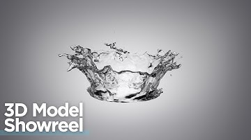 Water Splash - 3D Model Showreel