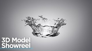 Water Splash - 3D Model Showreel