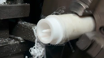 Satisfying video: ASMR process of working on a lathe, matador ceramic bushing #asmr