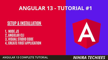 Environmental setup and installation | create my first angular app | Angular 13 tutorial #1