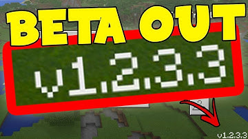 NEW Minecraft 1.2.3.3 BETA UPDATE Released and OUT NOW