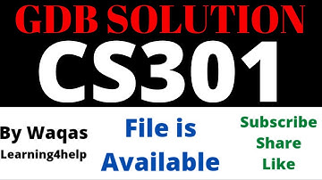cs301 gdb solution 2022,cs301 cs301 gdb solution spring 2022 cs301 gdb cs301 gdb solved 2022