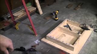 Since my old reloading bench is not really a bench I am building one that hopefully will be solid and ridged. If you did not see part 1 