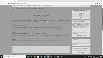 B. String LCM | Educational Codeforces Round 102 (Div 2)