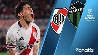 River Plate 2 vs. San Martín San Juan 0 - Game Highlights | #Torneoclausura2025
