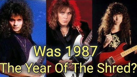 Shred Guitar In The 80s: Yngwie, Vinnie Moore, David T Chastain In 1987, Neoclassical Metal Arrives!