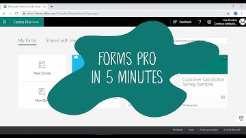 Microsoft Forms Pro in 5 minutes
