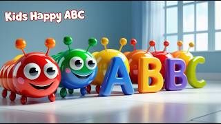 Rainbow ABC Rocket 🚀 | Letters, Colors & First Words in 4 Minutes