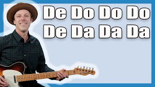 Video thumbnail of "De Do Do Do De Da Da Da Guitar Lesson (Police)"