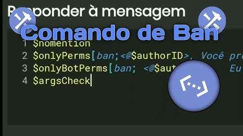 Como criar comando de Ban - Bot Designer for Discord