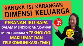 RANGKA ISI KARANGAN DIMENSI KELUARGA