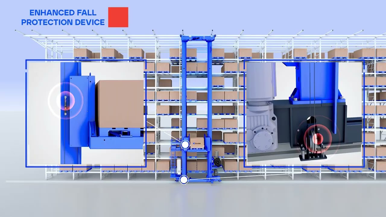 Enotek self-developed, self-manufactured warehousing stackers