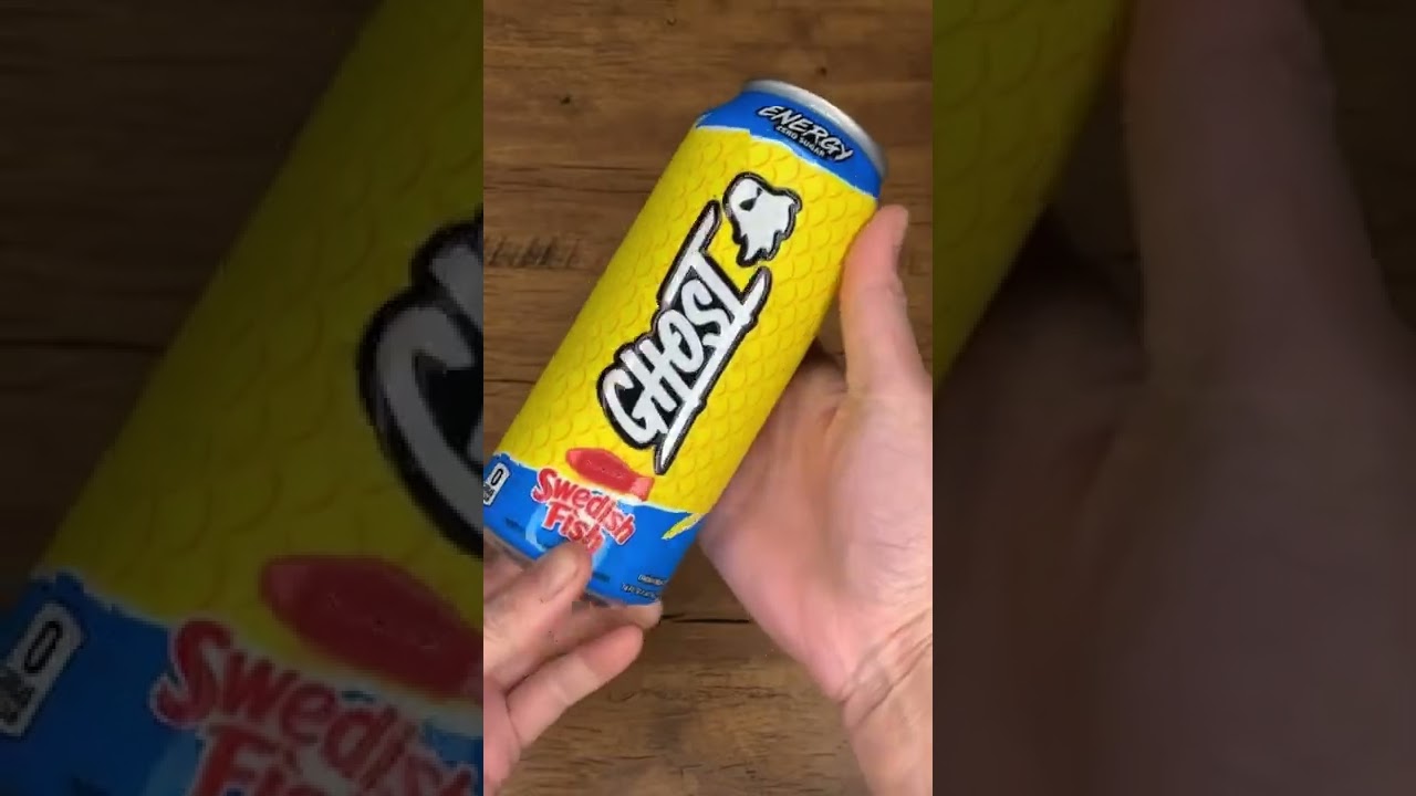 Unboxing Ghost Energy Drink Swedish Fish ASMR 