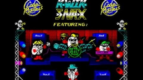 Dizzy - Kwik Snax (1990) Walkthrough (+ Full Yolkfolk Band Intro/ Info/ Instructions), ZX Spectrum