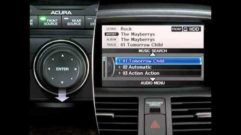 2011 & 2010 Acura MDX Audio System Tutorial