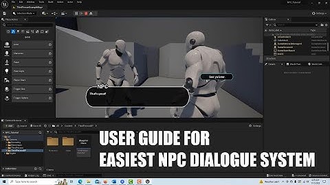 User Guide for the Easiest NPC Dialogue Tutorial