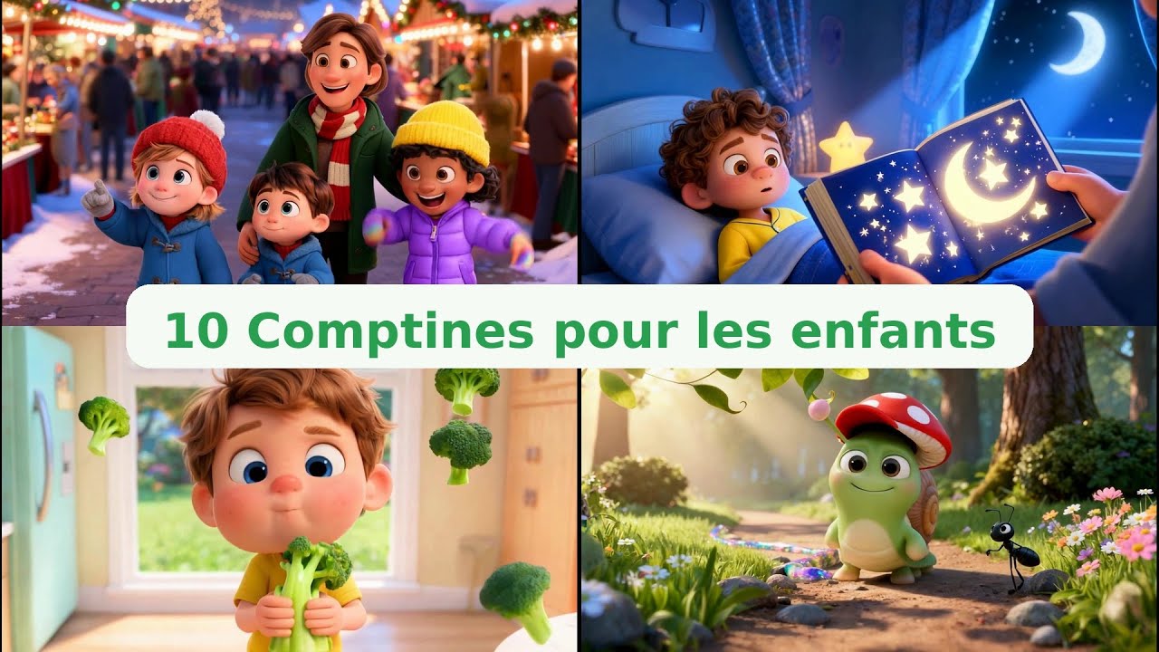 10 Comptines pour enfants | Chanson Éducative 🎵