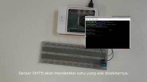 tugas 6 Embedded: menggunakan sensor DHT11 untuk mendeteksi suhu dan kelembapan