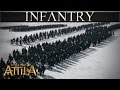 Total War Attila Mechanics - Infantry Formation Depth and Width vs Infantry