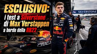 🚨Esclusivo! I test di MAX a Silverstone a bordo della RB22🏎️🏁💥