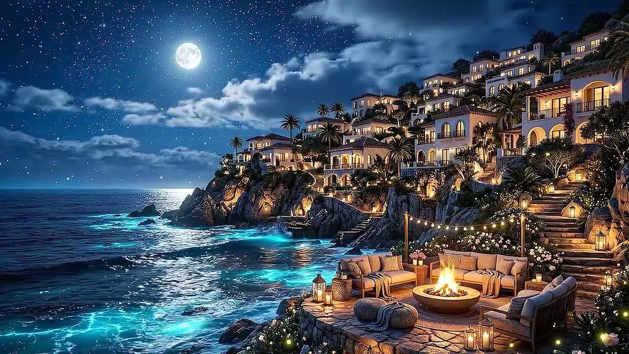 Ocean Waves Crashing - Relaxing Sounds - Calming Relaxation Music For Sleeping - 3 Hour