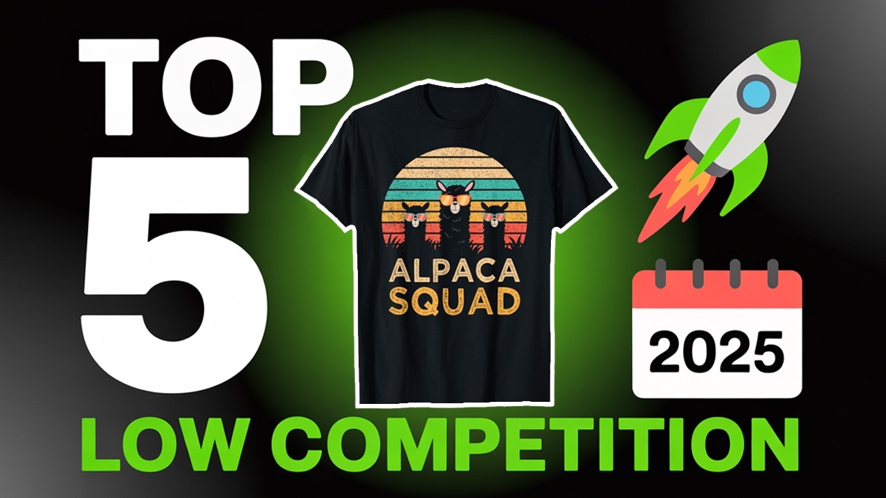 Top 5 T-Shirt Niches That Will Dominate in 2025 (Low Competition ...