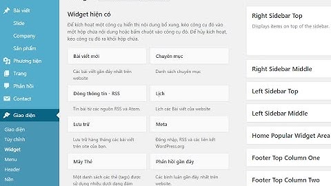 Widget là gì? Cài đặt, tùy chỉnh widget trong wordpress #lamsao #kenhcuakhanh #khanhofchanel
