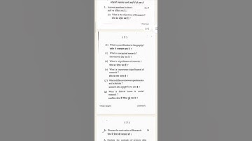 #VBU PG GEOGRAPHY SEMESTER -2 PREVIOUS YEAR QUESTION 2022-2024##