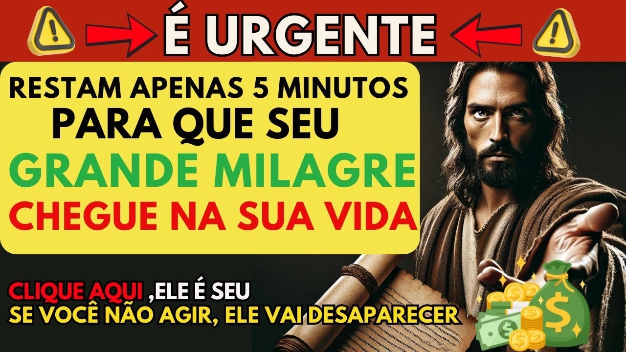DEUS DIZ- SE ME IGNORAR HOJE  VOCÊ PERDERÁ SEU MAIOR MILAGRE! 🙏 OUÇA ESTA MENSAGEM AGORA!