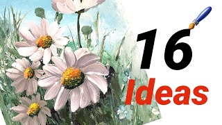 25 ideas de pintura acrílica para principiantes, fáciles pero  impresionantes