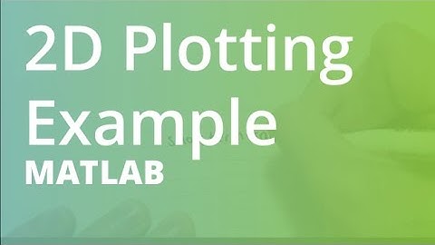 MATLAB: 2D Plotting Example