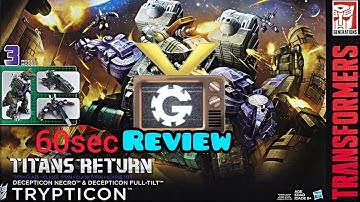 Transformers Titans Return Trypticon Review / 60 second review #Shorts #Shortvideos #YouTubeShorts