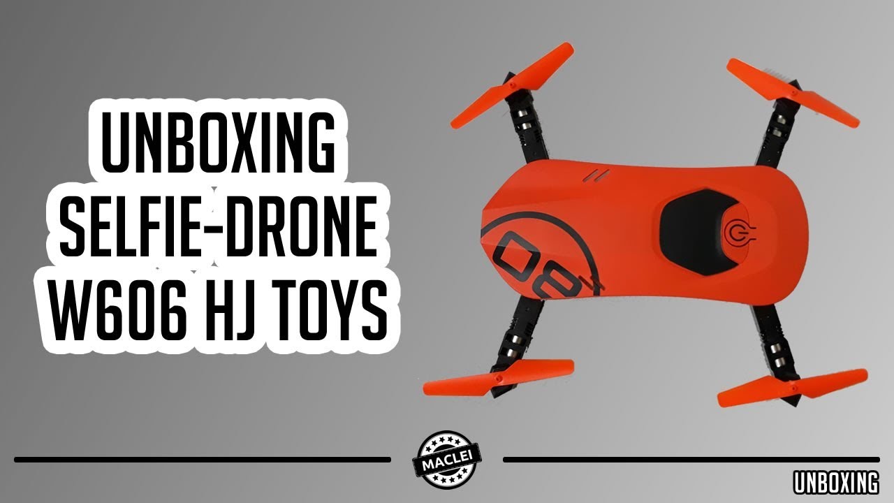 UNBOXING DRONE W6068 SELFIE, EM PORTUGUÊS DO BRASIL YouTube