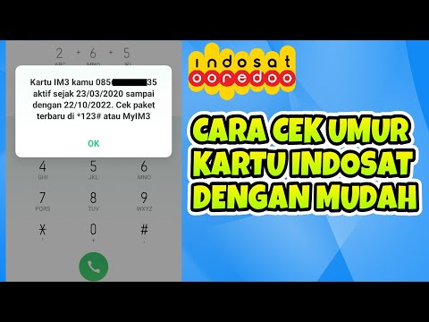 Cara Cek Pemakaian Kartu Indosat | Cara Cek Umur Kartu Indosat