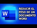 ★ COMO REDUCIR EL PESO DE LAS IMAGENES DE UN ARCHIVO WORD - 2020