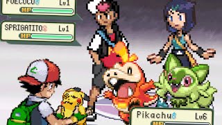 Ash vs Liko and Roy (The new Protagonists) Pokémon Battle