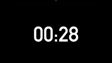 28 seconds countdown timer without alarm