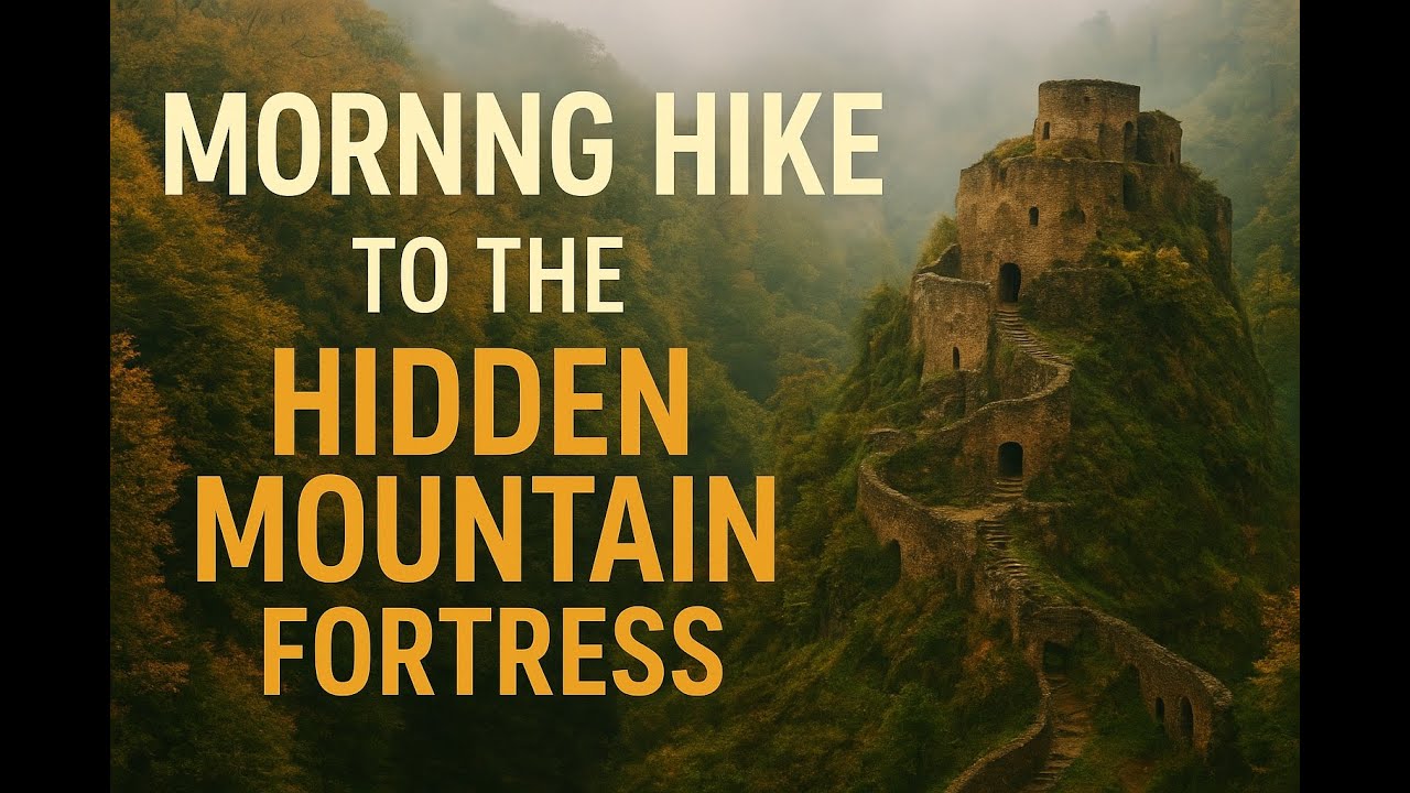 Ghal’e Rudkhan Fortress | A Serene Autumn Hike to the Ancient Castle in 4K  .whole video