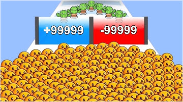 Food Run: Crowd Control Game - Satisfying Gameplay Mobile iOS,Android Walkthrough Part 1 New Update